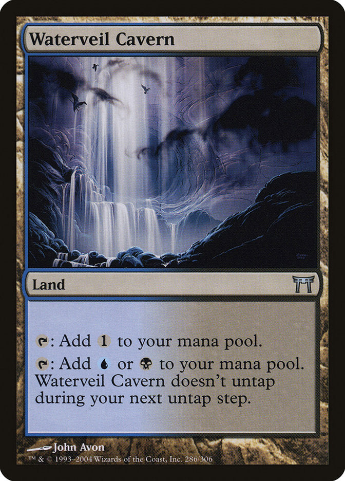 Waterveil Cavern [Champions of Kamigawa] | PLUS EV GAMES 