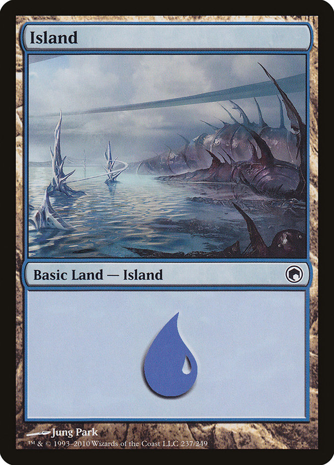 Island (237) [Scars of Mirrodin] | PLUS EV GAMES 