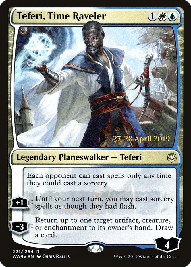 Teferi, Time Raveler  [War of the Spark Prerelease Promos] | PLUS EV GAMES 