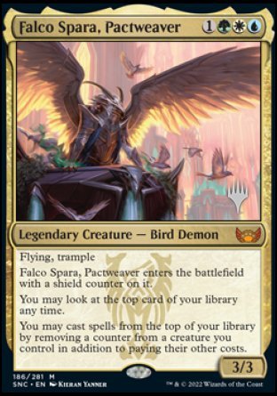 Falco Spara, Pactweaver (Promo Pack) [Streets of New Capenna Promos] | PLUS EV GAMES 