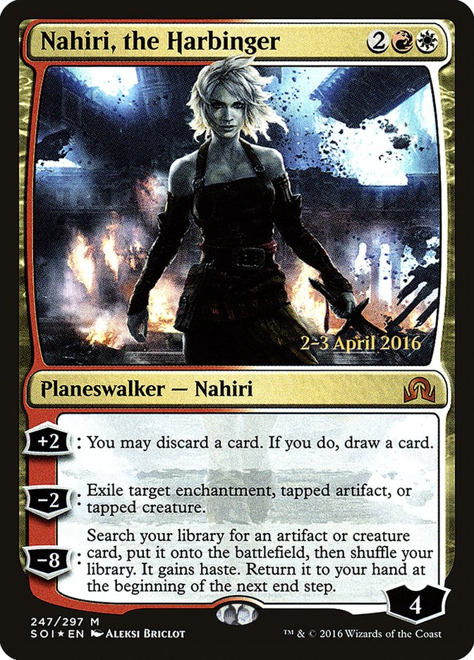 Nahiri, the Harbinger [Shadows over Innistrad Prerelease Promos] | PLUS EV GAMES 