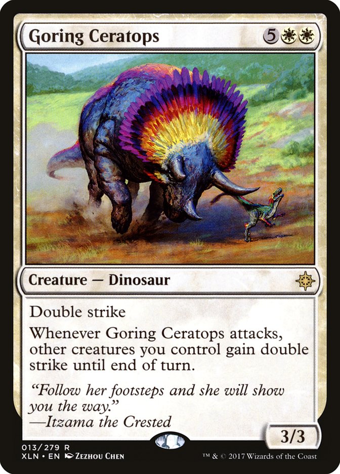 Goring Ceratops [Ixalan] | PLUS EV GAMES 