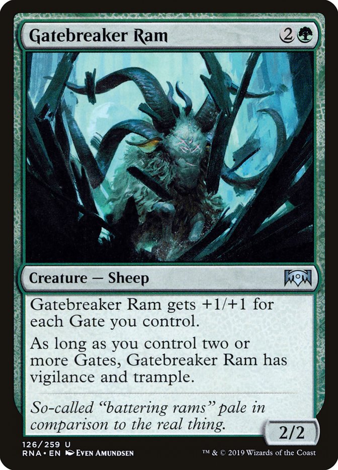 Gatebreaker Ram [Ravnica Allegiance] | PLUS EV GAMES 