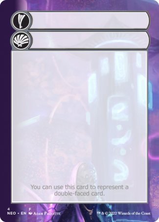 Helper Card (4/9) [Kamigawa: Neon Dynasty Tokens] | PLUS EV GAMES 