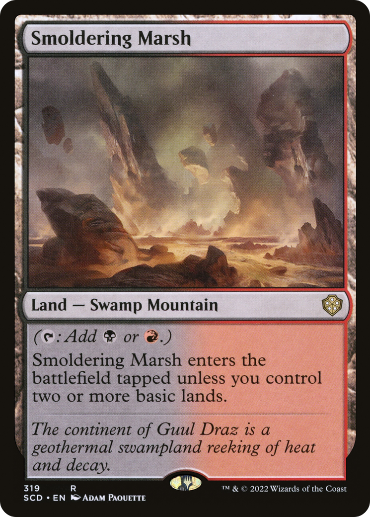 Smoldering Marsh [Starter Commander Decks] | PLUS EV GAMES 