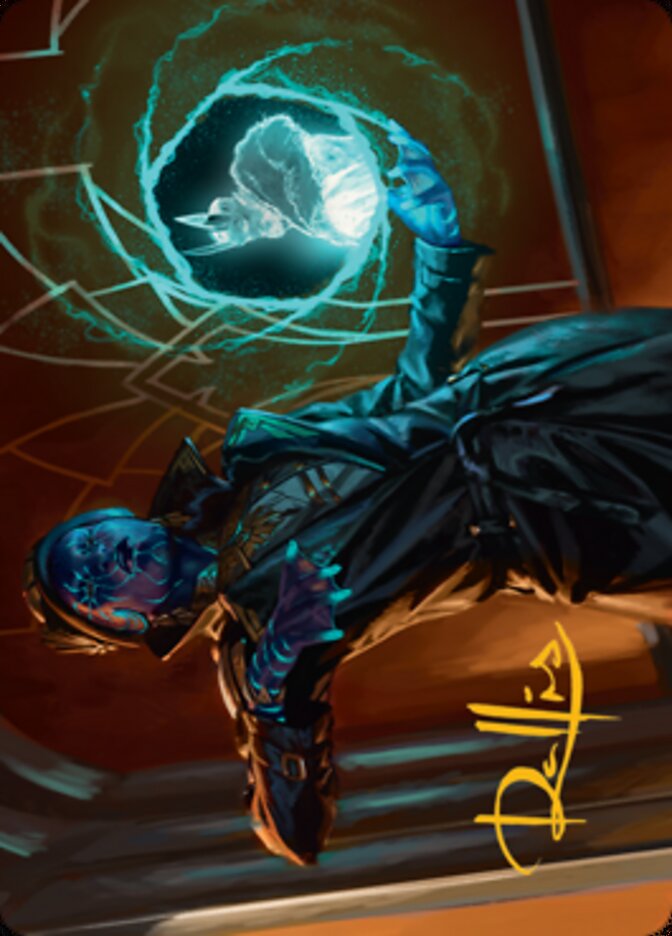 Kamiz, Obscura Oculus Art Card (Gold-Stamped Signature) [Streets of New Capenna Art Series] | PLUS EV GAMES 