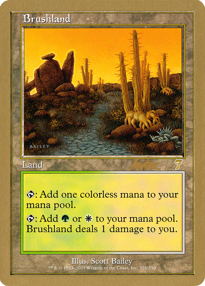 Brushland (Brian Kibler) [World Championship Decks 2002] | PLUS EV GAMES 