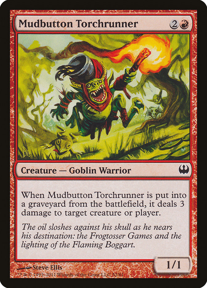 Mudbutton Torchrunner [Duel Decks: Knights vs. Dragons] | PLUS EV GAMES 