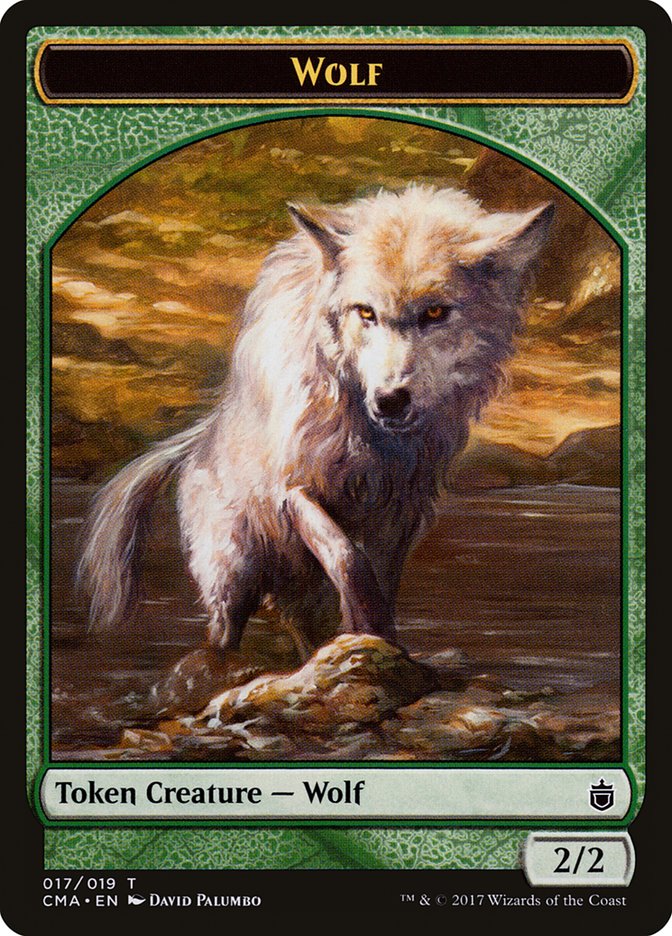 Wolf (017/019) [Commander Anthology Tokens] | PLUS EV GAMES 