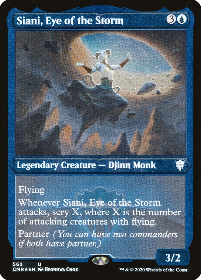Siani, Eye of the Storm [Commander Legends Etched] | PLUS EV GAMES 