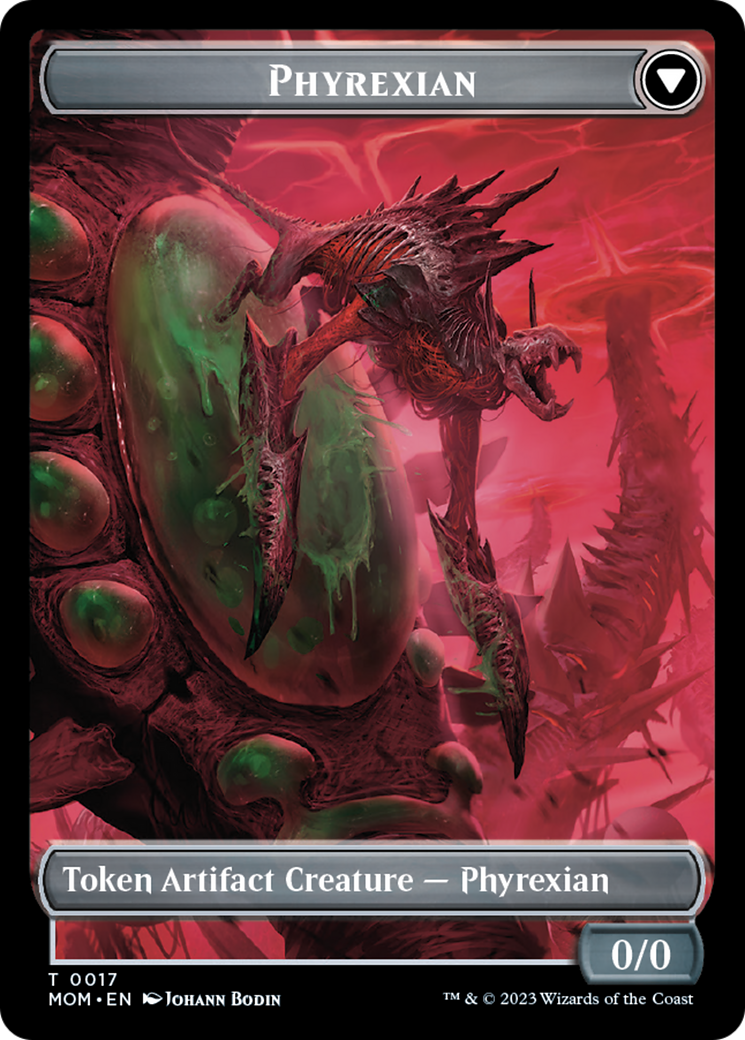 Incubator // Phyrexian (17) Double-Sided Token [March of the Machine Tokens] | PLUS EV GAMES 