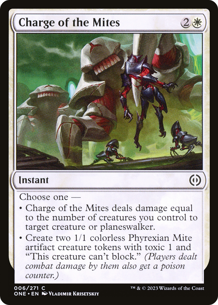 Charge of the Mites [Phyrexia: All Will Be One] | PLUS EV GAMES 
