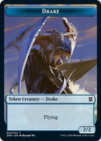 Drake // Insect Double-sided Token [Zendikar Rising Tokens] | PLUS EV GAMES 