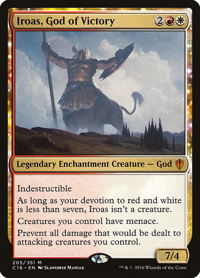Iroas, God of Victory [Commander 2016] | PLUS EV GAMES 