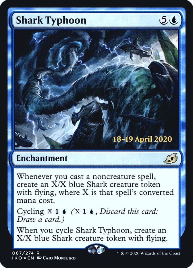 Shark Typhoon  [Ikoria: Lair of Behemoths Prerelease Promos] | PLUS EV GAMES 