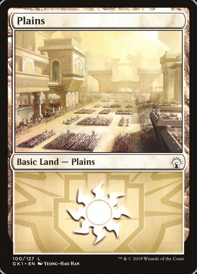 Plains (100) [Guilds of Ravnica Guild Kit] | PLUS EV GAMES 