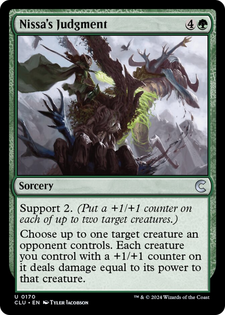 Nissa's Judgment [Ravnica: Clue Edition] | PLUS EV GAMES 