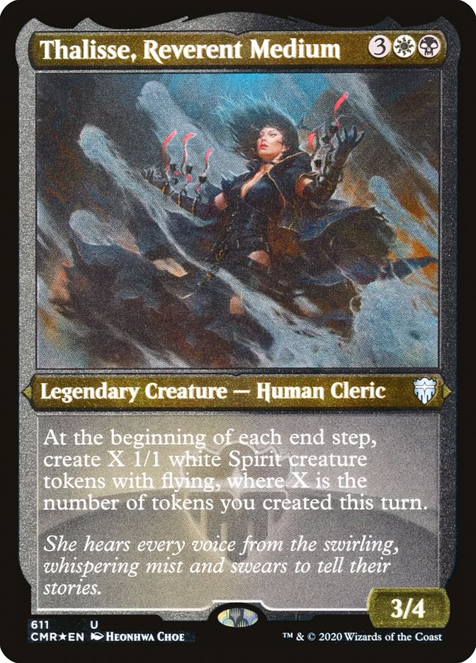 Thalisse, Reverent Medium [Commander Legends Etched] | PLUS EV GAMES 