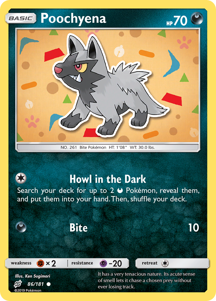 Poochyena (86/181) [Sun & Moon: Team Up] | PLUS EV GAMES 