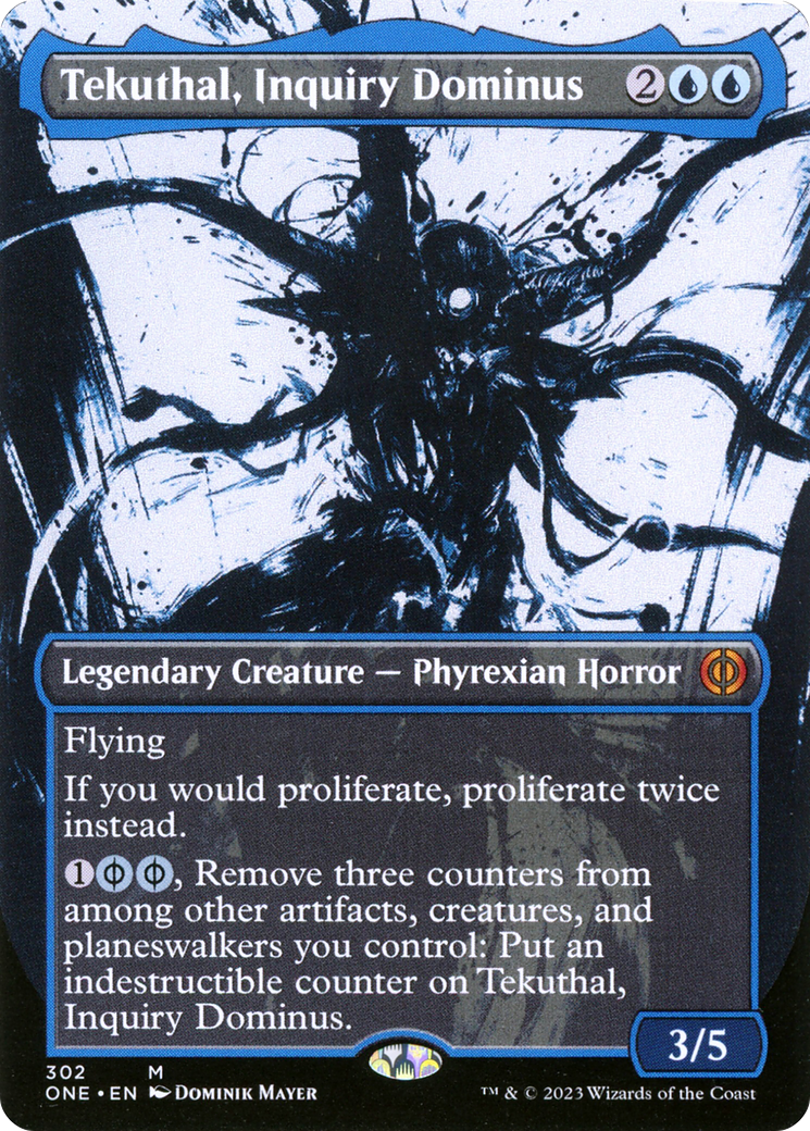 Tekuthal, Inquiry Dominus (Borderless Ichor) [Phyrexia: All Will Be One] | PLUS EV GAMES 