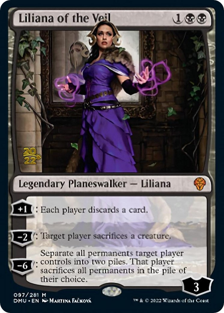 Liliana of the Veil [Dominaria United Prerelease Promos] | PLUS EV GAMES 