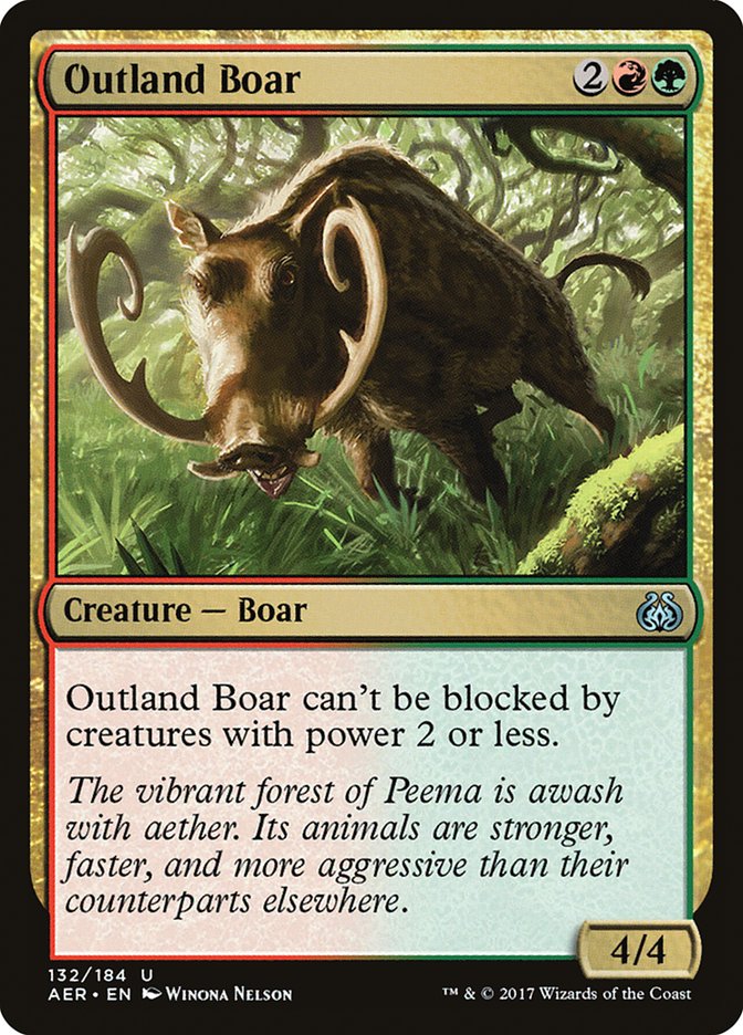 Outland Boar [Aether Revolt] | PLUS EV GAMES 