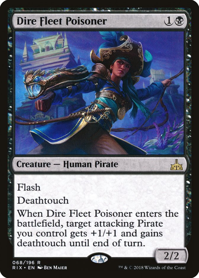 Dire Fleet Poisoner [Rivals of Ixalan] | PLUS EV GAMES 