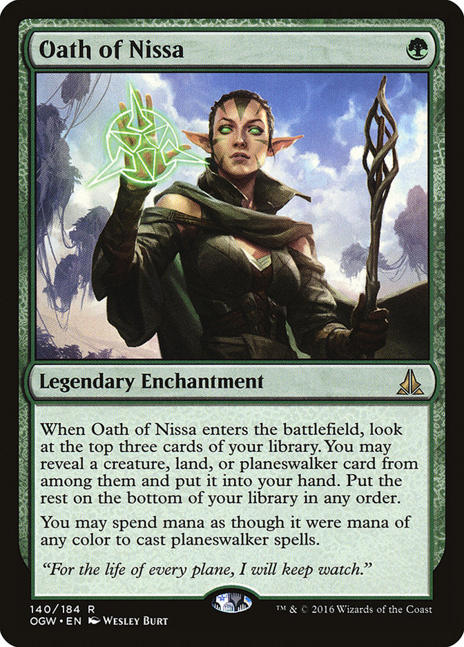 Oath of Nissa [Oath of the Gatewatch] | PLUS EV GAMES 