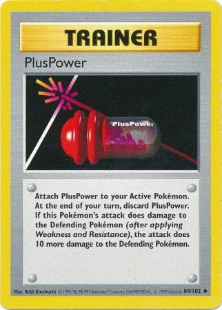 PlusPower (84/102) [Base Set (Shadowless)] | PLUS EV GAMES 