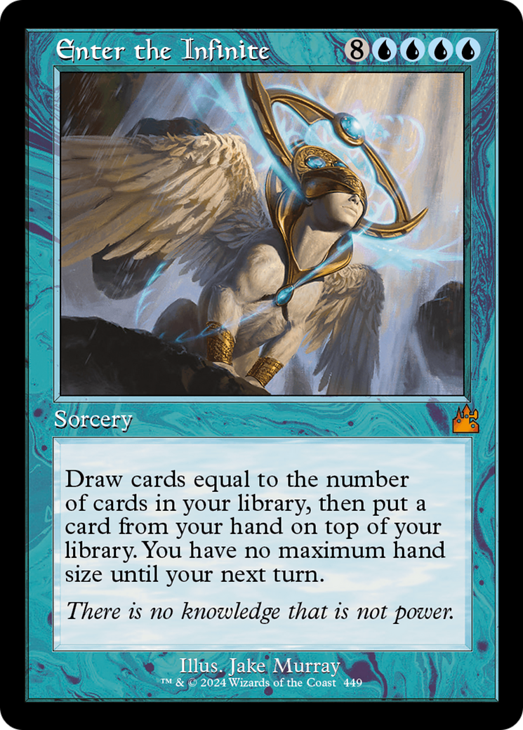 Enter the Infinite (Retro Frame) [Ravnica Remastered] | PLUS EV GAMES 