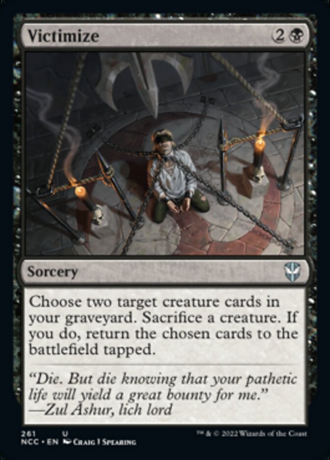 Victimize [Streets of New Capenna Commander] | PLUS EV GAMES 