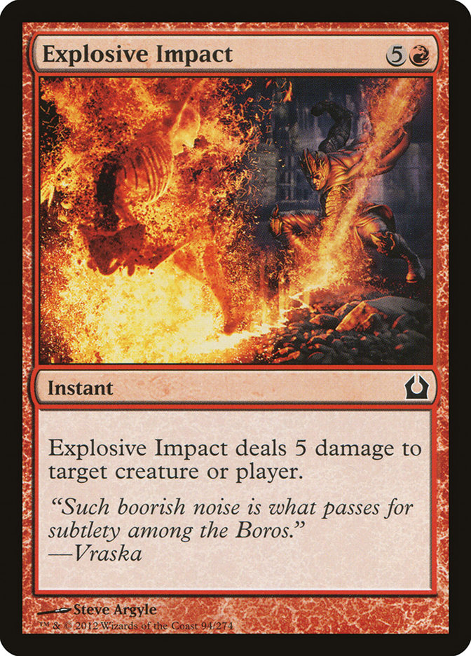 Explosive Impact [Return to Ravnica] | PLUS EV GAMES 