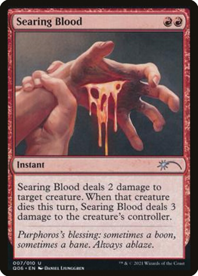 Searing Blood [Pioneer Challenger Decks 2021] | PLUS EV GAMES 