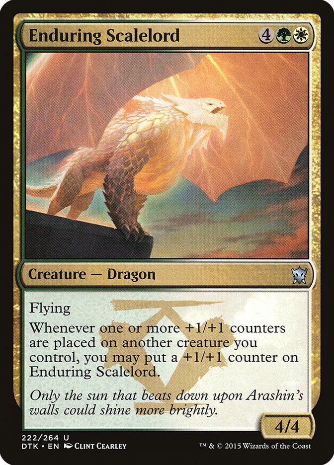 Enduring Scalelord [Dragons of Tarkir] | PLUS EV GAMES 