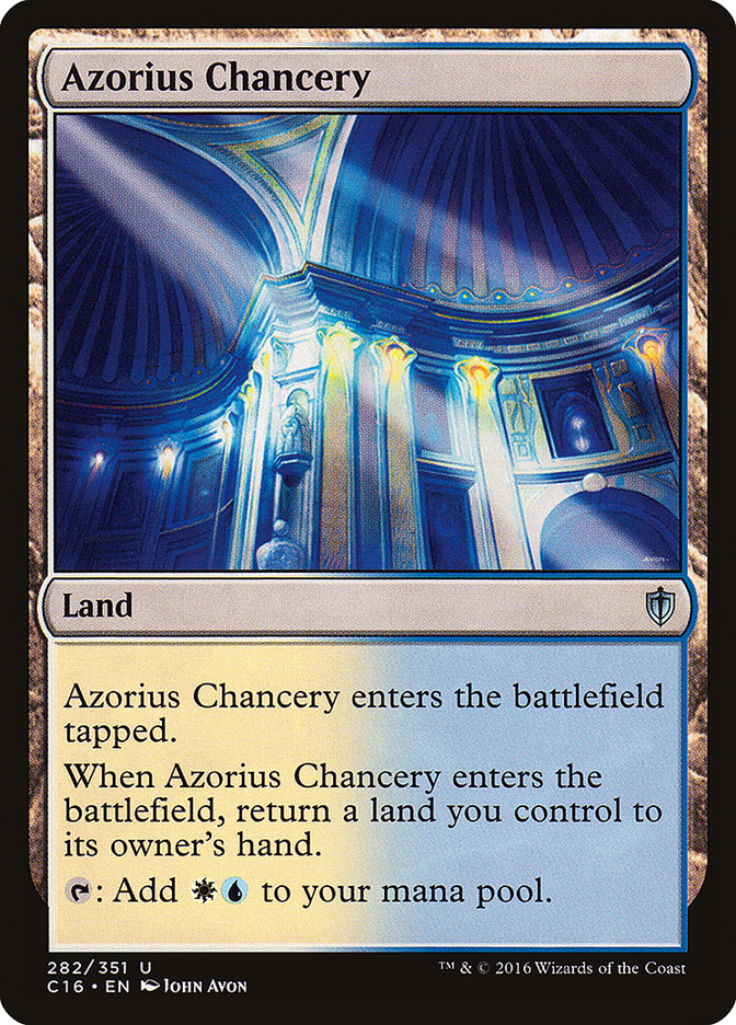 Azorius Chancery [Commander 2016] | PLUS EV GAMES 