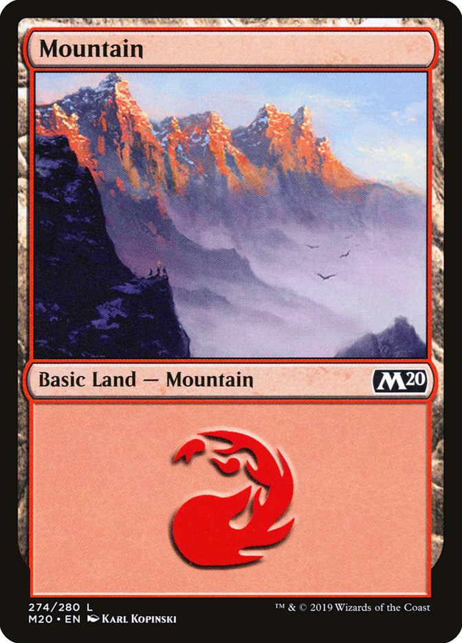 Mountain (274) [Core Set 2020] | PLUS EV GAMES 