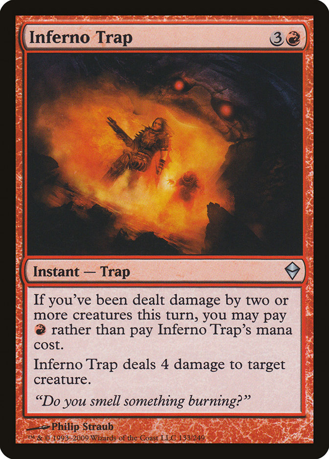 Inferno Trap [Zendikar] | PLUS EV GAMES 