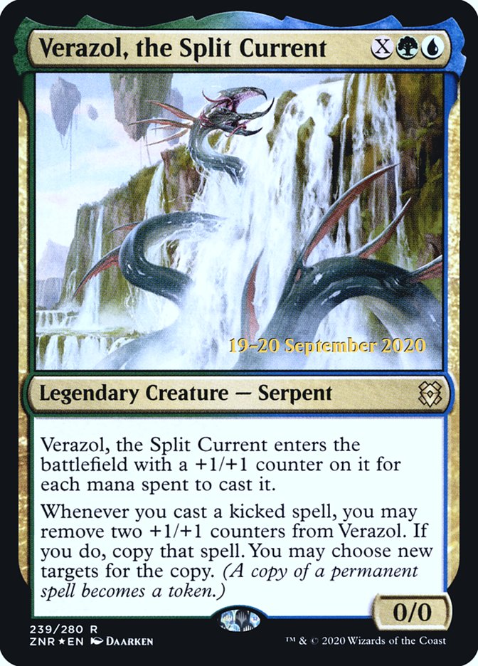 Verazol, the Split Current  [Zendikar Rising Prerelease Promos] | PLUS EV GAMES 