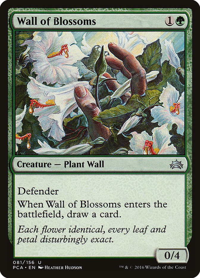 Wall of Blossoms [Planechase Anthology] | PLUS EV GAMES 