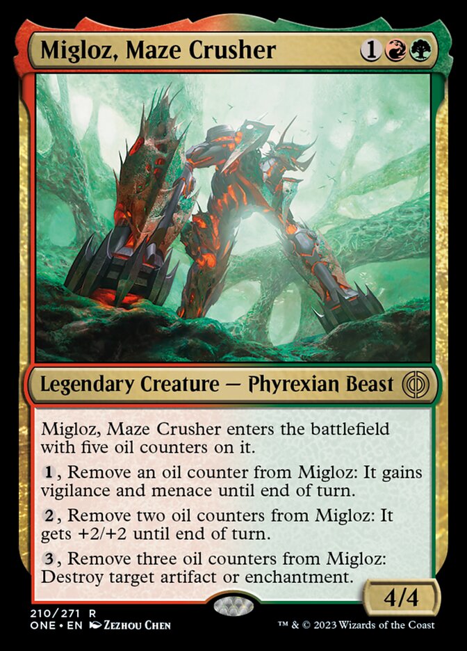 Migloz, Maze Crusher [Phyrexia: All Will Be One] | PLUS EV GAMES 