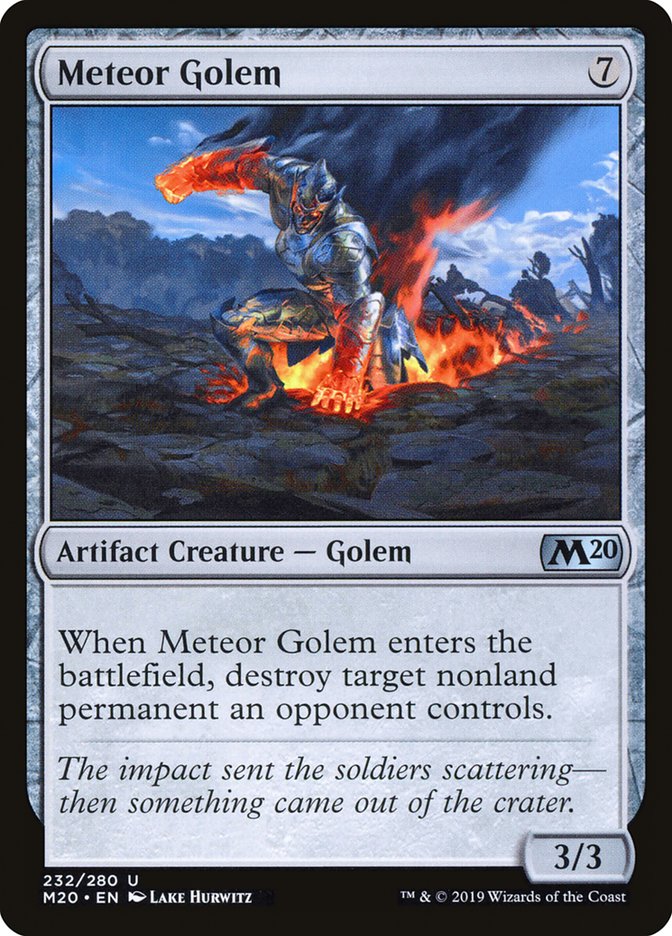 Meteor Golem [Core Set 2020] | PLUS EV GAMES 