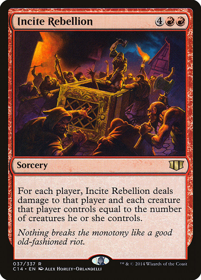 Incite Rebellion [Commander 2014] | PLUS EV GAMES 