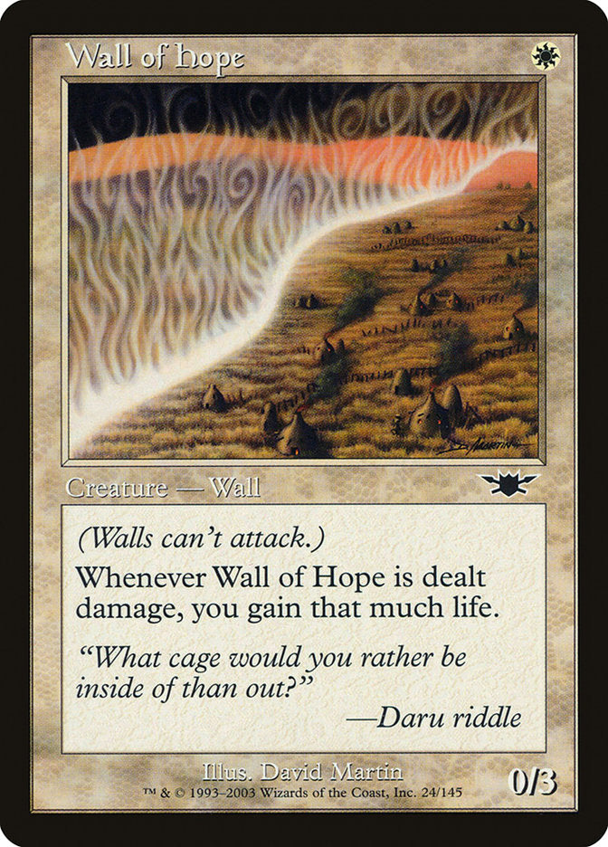 Wall of Hope [Legions] | PLUS EV GAMES 