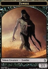 Zombie // Trueheart Duelist Token [Amonkhet Tokens] | PLUS EV GAMES 