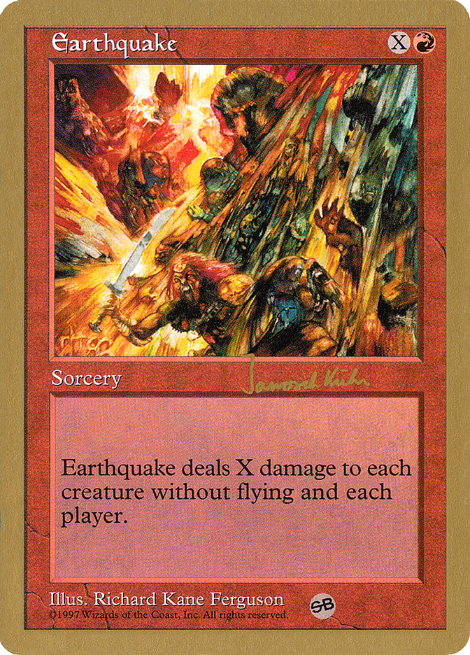 Earthquake (Janosch Kuhn) (SB) [World Championship Decks 1997] | PLUS EV GAMES 