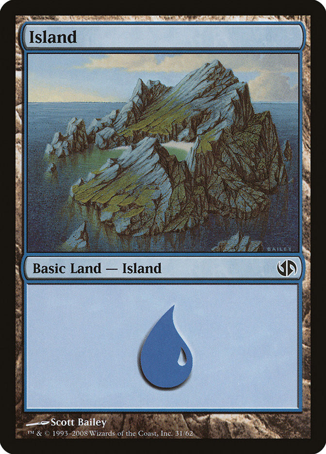 Island (31) [Duel Decks: Jace vs. Chandra] | PLUS EV GAMES 