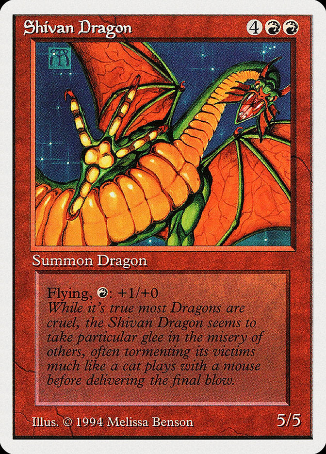 Shivan Dragon [Summer Magic / Edgar] | PLUS EV GAMES 