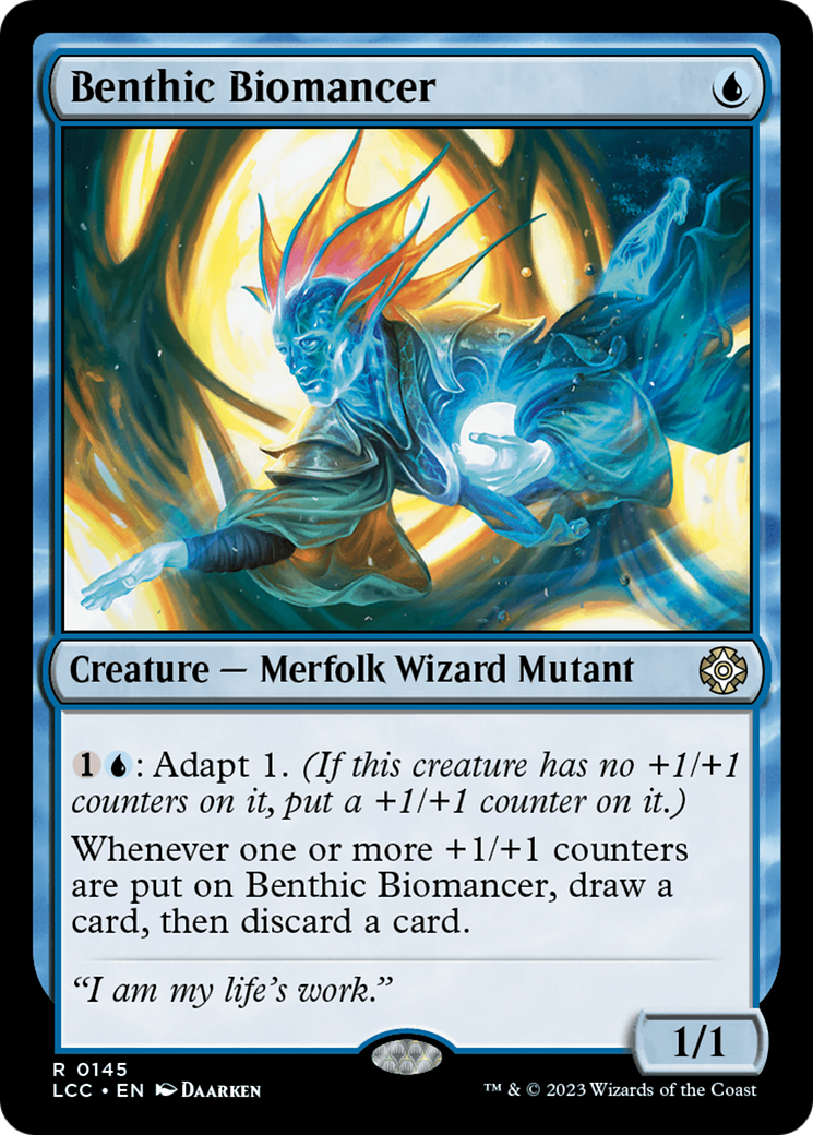 Benthic Biomancer [The Lost Caverns of Ixalan Commander] | PLUS EV GAMES 