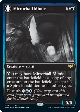 Mirrorhall Mimic // Ghastly Mimicry [Innistrad: Double Feature] | PLUS EV GAMES 