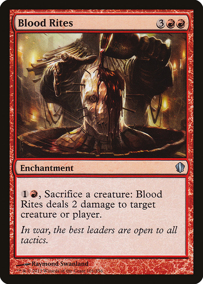 Blood Rites [Commander 2013] | PLUS EV GAMES 